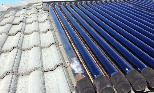 Replacing hail damage evacuated tubes in Brisbane