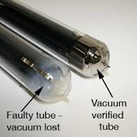 Solar hot water evacuated tubes
