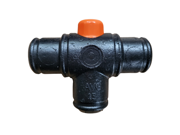 10 x AVG 15mm Tempering Valve High Performance c/w Insulation (orange cap) - TVA15CHP-LF - BULK BUY