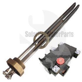1 1/4" BSP Incloy element and thermostat replacement kit will suit Hills solar hot water systems with screwed elements
