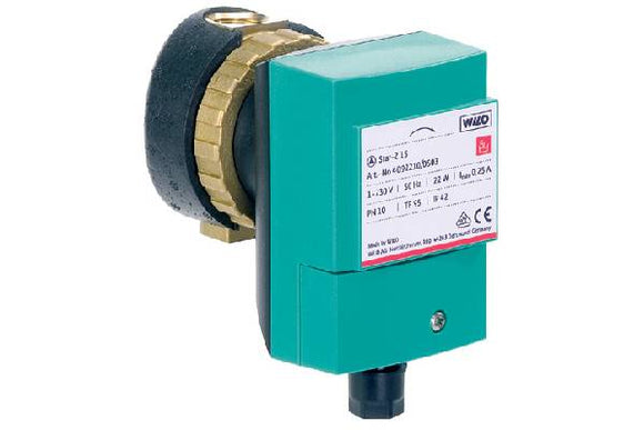 Wilo Star-Z NOVA + Solar Rated Non-Return Valve Kit — Replaces Salmson SB 04-15 in Dux, Hills and Conergy Systems