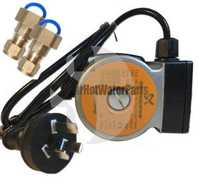 Grundfos 15-20 CIL 2 Solar Hot Water Circulating Pump including unions with power lead fitted - SHWP0001