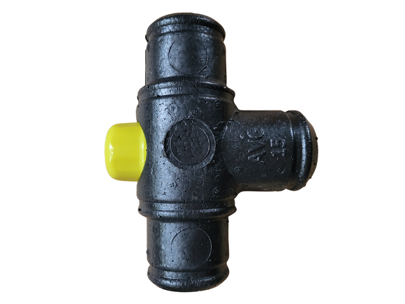 AVG 15mm Tempering Valve c/w Insulation (yellow cap) - TVA15C-I