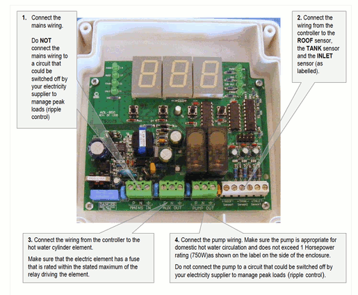 Senztek SolaStat ST Plus 2-3 Sensor Controller (includes free thermal heat paste)