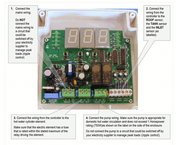 Senztek SolaStat ST Plus 2-3 Sensor Controller (includes free thermal heat paste) - 0