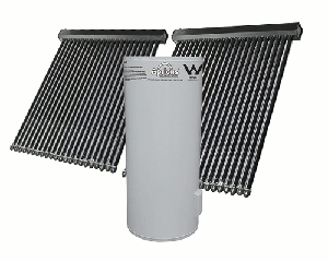Apricus AE-400-GL-BOT-44 Evacuated Tube Solar Hot Water System