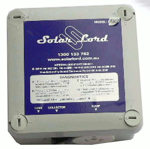 Replacement Solar Hot Water Controller to suit Solar Lord Solar Hot Water System HWC-2